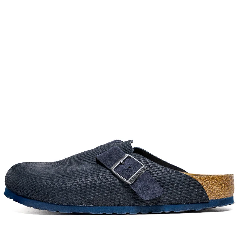 Birkenstock Boston Suede Corduroy - Midnight