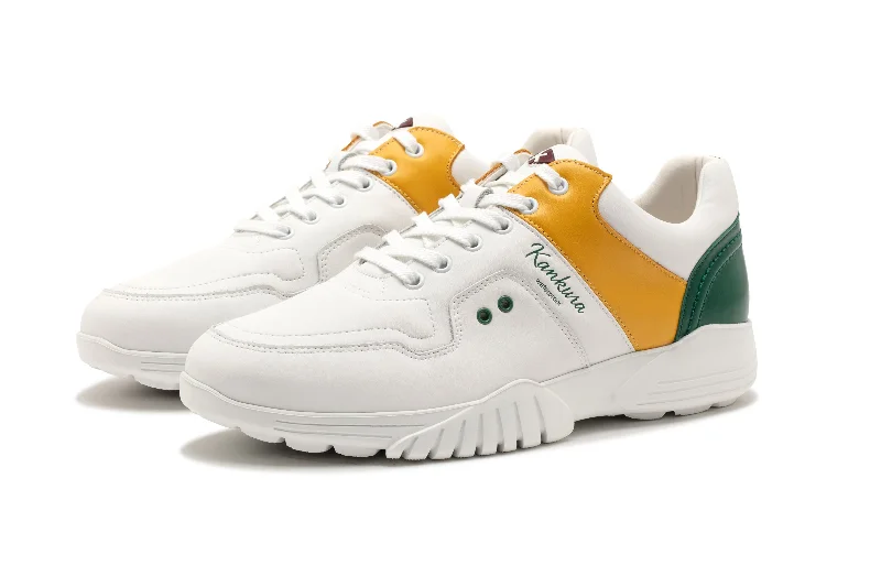 Challenge 01   White|Yellow|Green  MEN'S GOLF SHOES   CH001 14