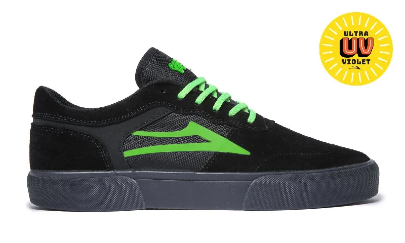 Lakai Staple Yeah Right - Black/ UV Green Suede