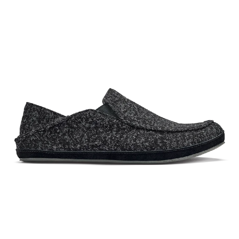 Olukai Moloa Hulu Slipper Black Men's