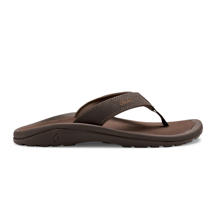 OLUKAI MENS OHANA - TAN / DARK JAVA