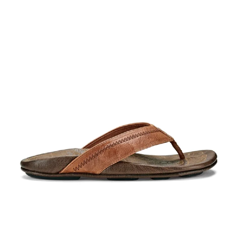 Olukai Men's Hiapo - Rum/Dark Wood