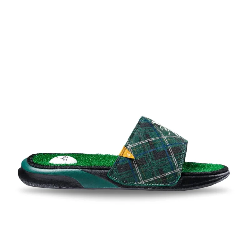 Reef Men's Mulligan Slide - Green Tartan