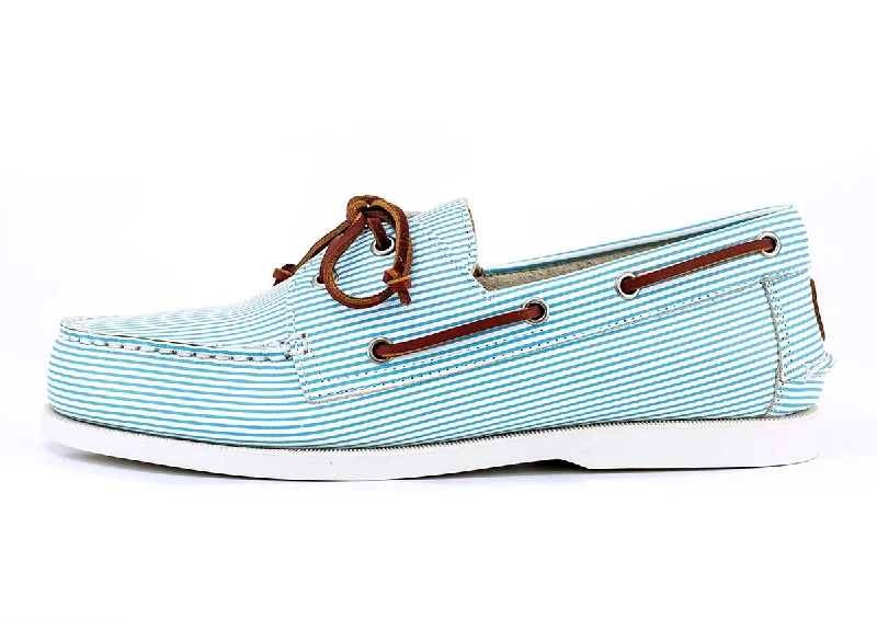 The Classic Hinder Seersuckers Boat Shoe