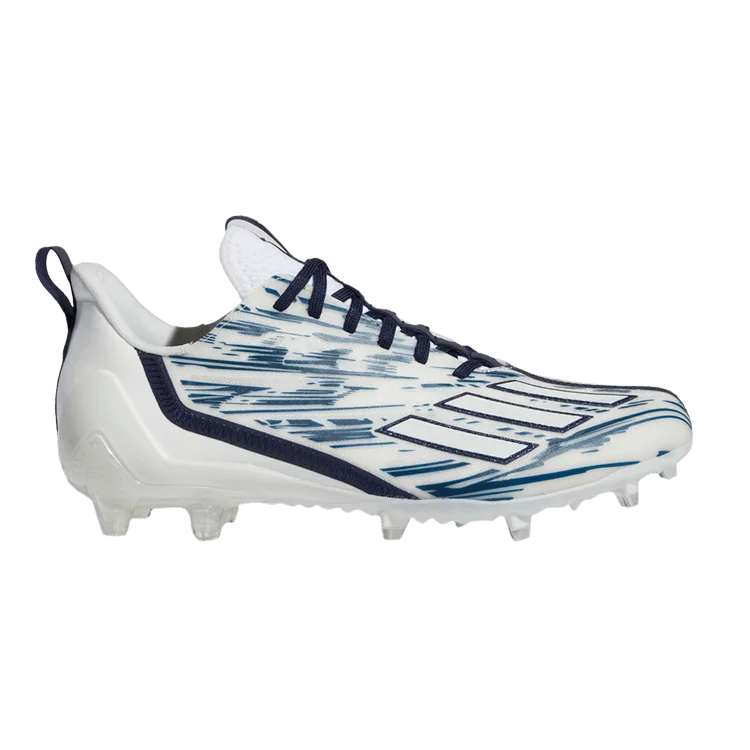 Adidas Adizero 12.0  Cleats 'White Team Navy Blue'