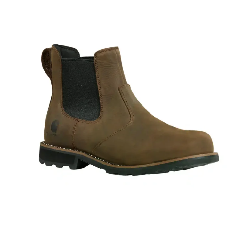 Carhartt Men's Frontier Soft Toe Water Resist Chelsea Boot- Brown- FN5155-M