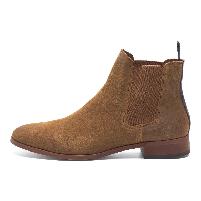 Dev chelsea boot waxed - TAN