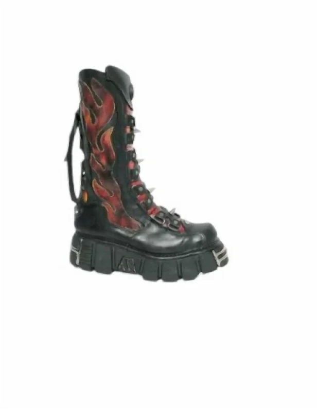Weekend Specials to Celebrate Men's M.177 Boots In Black/red