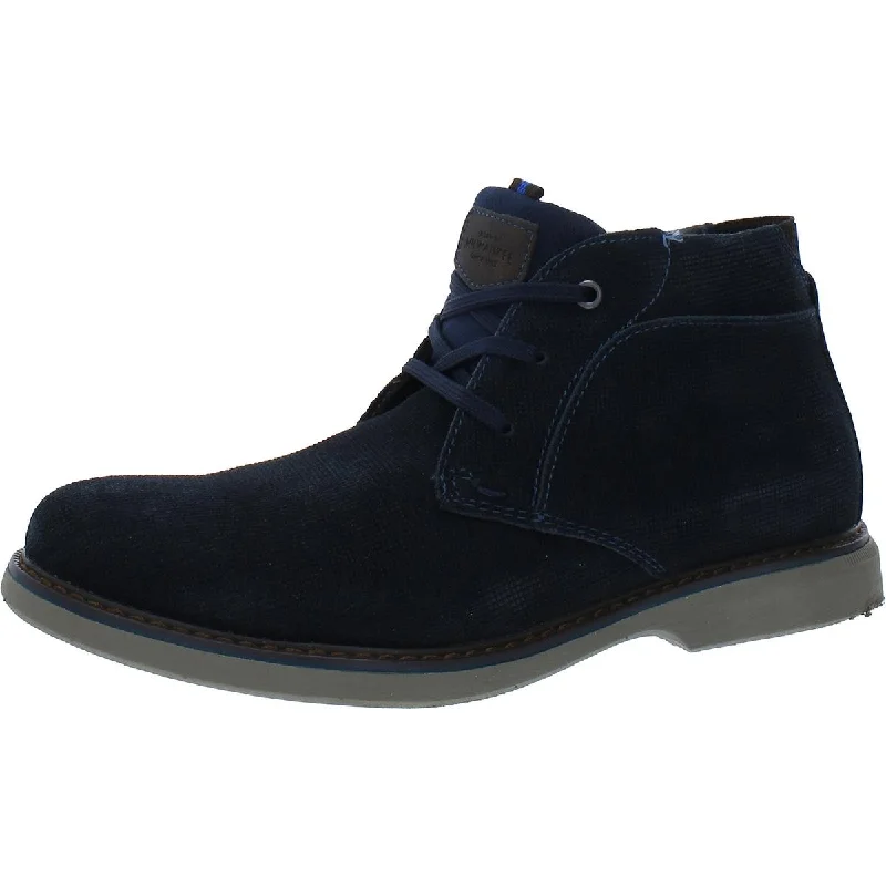 Get More, Spend Less Today Otto Mens Faux Leather Ankle Chukka Boots