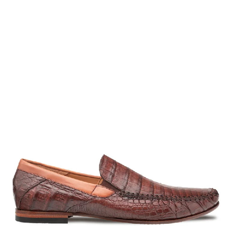 Simon II Crocodile Moccasin