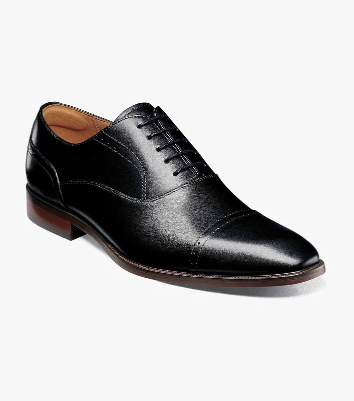 SORRENTO Cap Toe Oxford - Black