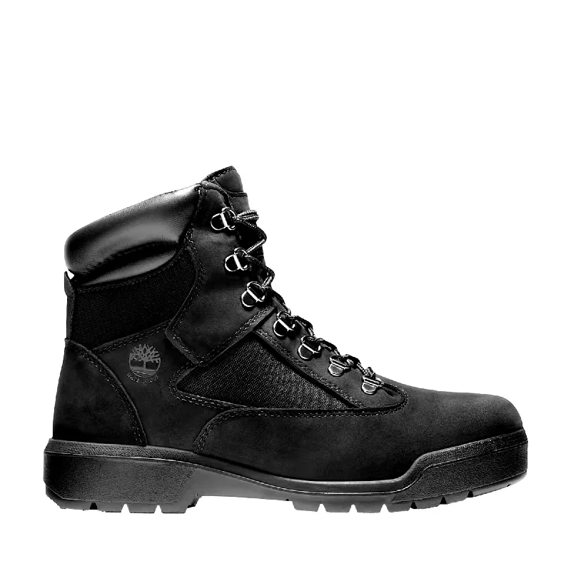 Low Cost Timberland 6 Inch Waterproof L/F Field Boot Black Nubuck  TB0A17KC-001 Men's
