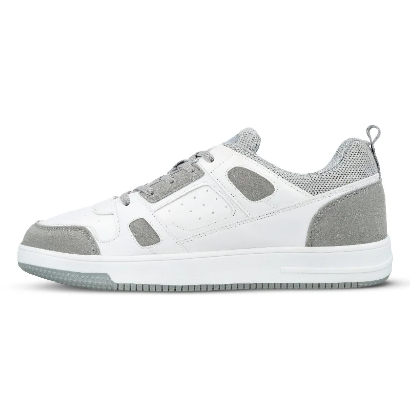 Men's Casual Sneakers - WY3344 White Grey